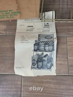 Original 1950s Pinaud Clubman Display Barber After Shave Shampoo N. O. S. Box Sign