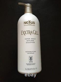 Original 2nd generation Nexxus Exxtra Styling Gel 33.8 FL. Oz