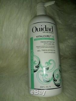 Ouidad Vitalcurl+ Tress Effects Styling Gel 33.8 oz NEW