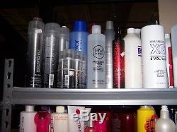 Over 200 Bottles of Hair Items & Brushes, Samples, Mostly Paul Mitchell