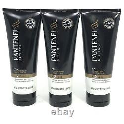 PANTENE Pro-V Stylers Strong Hold Gel Level 2 Lot of 3 TUBES 20 Hour Control NEW