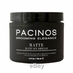 Pacinos Hair Grooming Matte Paste 4 fl oz / 118ml Free Shipping