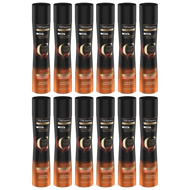 Pack Of (12) New Tresemme Compressed Micro Mist Boost #3 Hold 5.5 Ounce
