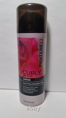 Pantene Curly Creme Cream Anti Frizz Straightening 3 Pack DISCONTINUED