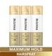 Pantene Pro-v Hairspray #5 Maximum Hold Texture Finish 11 Fl Oz. Each, Pack Of 3
