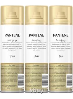 Pantene Pro-V Hairspray #5 Maximum Hold Texture Finish 11 Fl Oz. Each, Pack Of 3