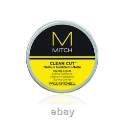 Paul Mitchell Clean Cut Medium Hold/Semi-Matte Styling Cream, 3 oz (Pack of 6)