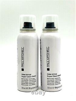 Paul Mitchell Firm Style Super Clean Extra Finishing Spray 3.5 oz-2 Pack