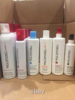 Paul Mitchell Lot 14 Pieces/Foam/Shampoo/Sculpting Spray