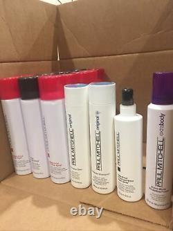 Paul Mitchell Lot 19 Pieces/Sprays/foam/shampoo#1 & Awapuhi/freez and shine