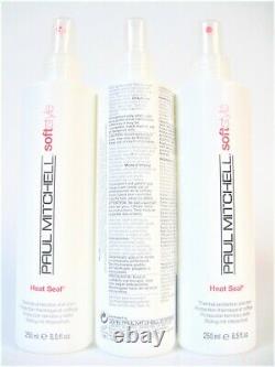 Paul Mitchell SoftStyle HEAT SEAL Thermal Protection and Style 8.5 oz 3 Pack