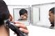 Perfecting Self Grooming Black Lambo 3-way Mirror W Free Educational Mobile App