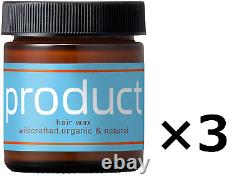 Product hair wax Organic Moisturizing Hair Wax, Balm Wet Look Citrus 42g ×3