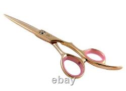 Professional Hairdressing Cutting Scissors 6 Salon Hair Rose Copper Titanium