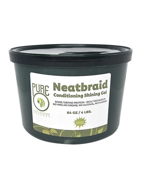 Pure Neatbraid Conditioning Shining Gel 3 64 Oz Megahold Shine All Hair Types