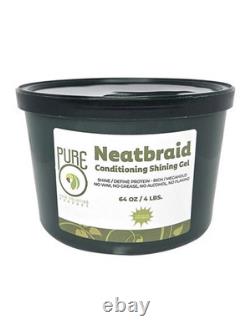 Pure Neatbraid Conditioning Shining Gel 3 64 oz Megahold Shine All Hair Types