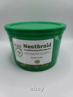 Pure O NeatBraid Conditioning Gel 64 oz each. Tubsize (Case of 3)