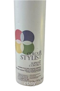 Pureology colour stylist supreme control max hold hairspray 11oz scuff/dented