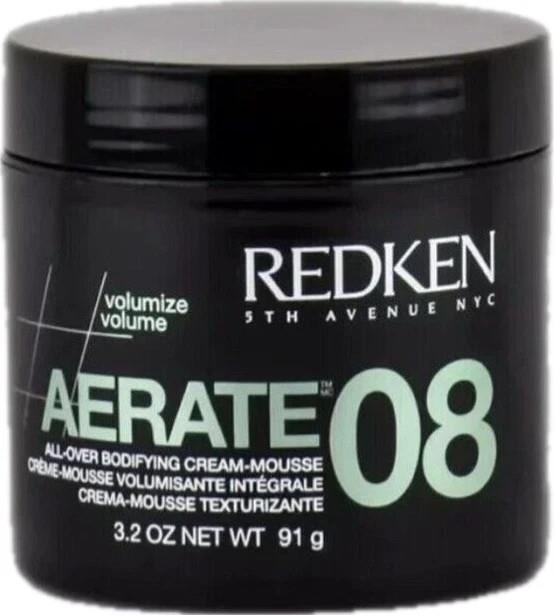 Redken Aerate 08 Cream Mousse, 3.2 Oz Volumizing New
