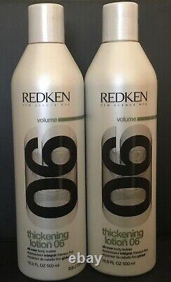 REDKEN THICKENING LOTION VOL O6 LOT OF TWO 16. OZ each