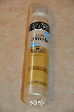 Rare John Frieda Sheer Blonde Tousled Tresses Fine Mist Wax Textures & Separates