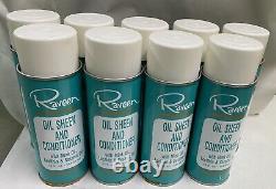 Raveen Oil Sheen & Conditioner 13oz Cans Lot Of 9 Vintage New NOS