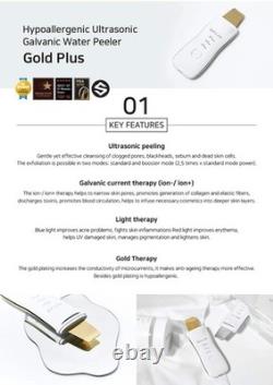 Reclar Korean Luxury Cosmetics Galvanic Water Peeler Gold Plus