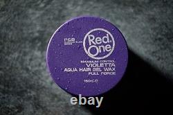 Red One Maximum Control Aqua Hair Wax Full Force 5oz 48 Pack Free Shipping