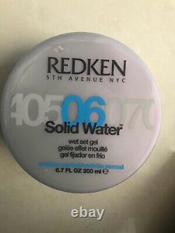 Redken 06 Solid Water Wet Set Gel 6.7 oz. RARE! See Description