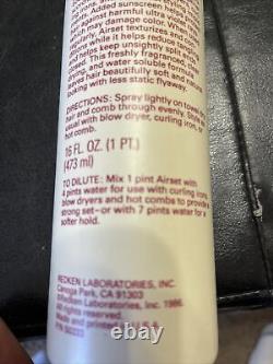 Redken Airset Salon Prescription Heat Styling Protectant Spray 16 fl oz Lot Of 2