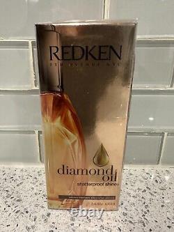 Redken Diamond Oil Shatterproof Shine Silicone Free 3.4 Oz NEW SEALED Free Ship