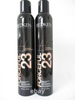 Redken Forceful 23 Super Strength Finishing Spray 9.8oz(Pack of 2)NEW