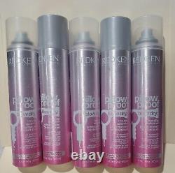Redken PILLOW PROOF Blow Dry Two Day Extender 3.4oz (5PACK)