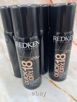 Redken Quick Dry 18 Hairspray 2 oz Brand NEW Pack Of 7 Cans Free Pro Shipping