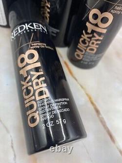 Redken Quick Dry 18 Hairspray 2 oz Brand NEW Pack Of 7 Cans Free Pro Shipping