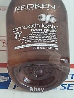 Redken Smooth Lock Heat Glide NEW 5 oz Protective Smoother Very Dry/Unruly Hair