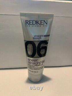 Redken Straight Lissage Sheer Straight 06 Lightweight Gel For Fine Hair 3.4 Oz