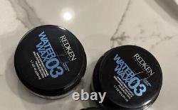 Redken Water 03 Wax Shine Defining Pomade 1.7 oz (PACK OF 2) NEW