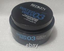Redken Water 03 Wax Shine Defining Pomade 1.7 oz (PACK OF 2) NEW