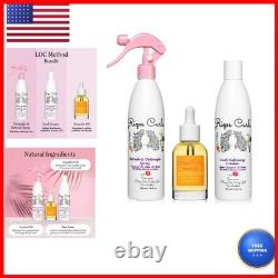 Rizos Curls LOC Method Bundle Refresh Detangle Spray, Nourish Oil, Curl