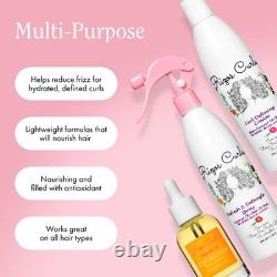 Rizos Curls LOC Method Bundle Refresh Detangle Spray, Nourish Oil, Curl