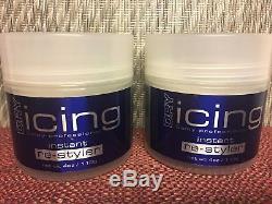 SAMY PROFESSIONAL DRY ICING INSTANT RE-STYLER 4 OZ Jar each Lot of 2