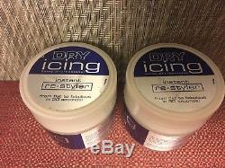 SAMY PROFESSIONAL DRY ICING INSTANT RE-STYLER 4 OZ Jar each Lot of 2