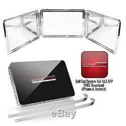 SELFCUT SYSTEM Perfecting Self Grooming Black Lambo 3Way Mirror with Free