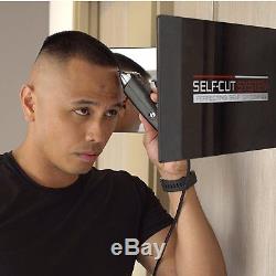 SELF-CUT SYSTEM Perfecting Self Grooming Black 3-Way Mirror Beard Hair Styling