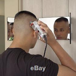 SELF-CUT SYSTEM Perfecting Self Grooming Black 3-Way Mirror Beard Hair Styling