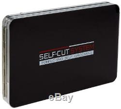 SELF-CUT SYSTEM Perfecting Self Grooming Black Lambo 3-Way Mirror with