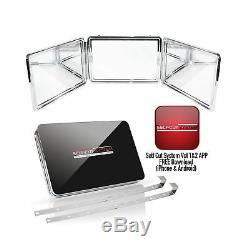SELF-CUT SYSTEM Perfecting Self Grooming Black Lambo 3-Way Mirror with Fre