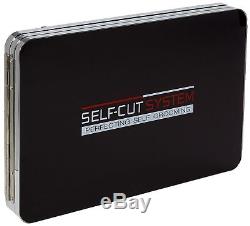 SELF-CUT SYSTEM Perfecting Self Grooming Black Lambo 3-Way Mirror with Free E