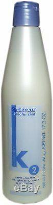 Salerm Keratin Shot Straightening Cream 17.3 Oz. K2 (Natural Keratin)